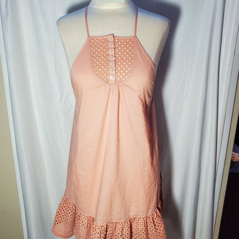 Free People Calico Trapeze Shift Dress